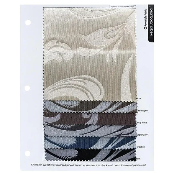 15pcs - Regal Jacquard (Reversible) Table Runner 14"x90" - Black