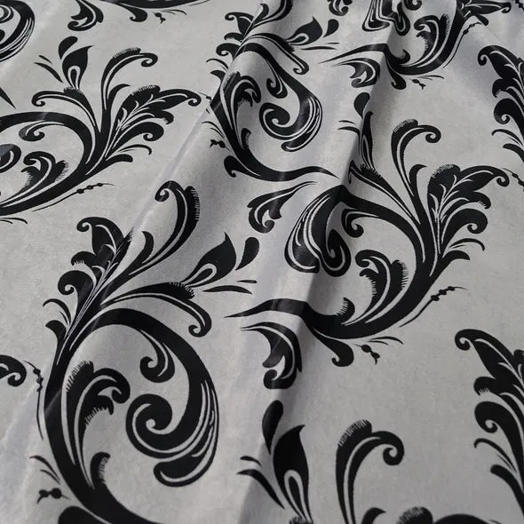 15pcs - Regal Jacquard (Reversible) Table Runner 14"x90" - Black