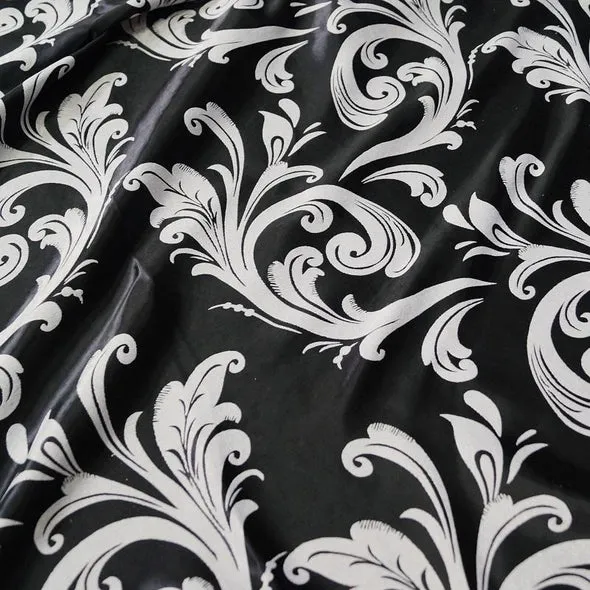 15pcs - Regal Jacquard (Reversible) Table Runner 14"x90" - Black