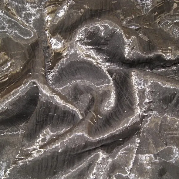 5pcs - Crush Shimmer (Galaxy) Table Runner 14"x108" - Charcoal 7