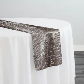 5pcs - Crush Shimmer (Galaxy) Table Runner 14"x108" - Charcoal 7