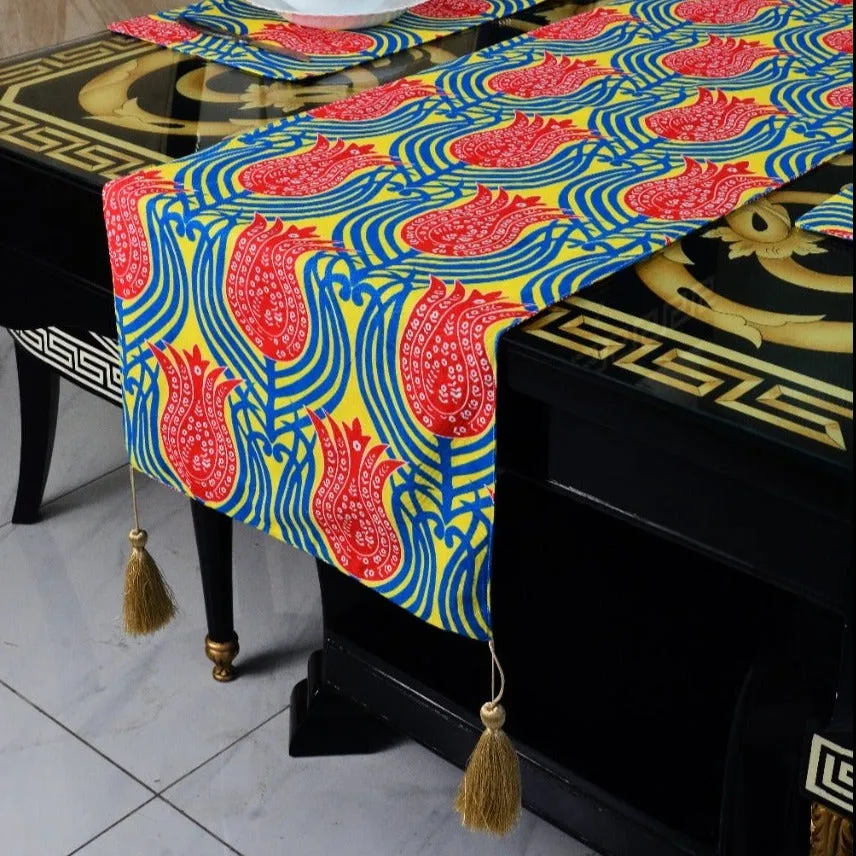 6 Seater Dining Table Runner Set(4617)- TRS03