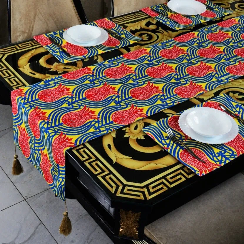 6 Seater Dining Table Runner Set(4617)- TRS03