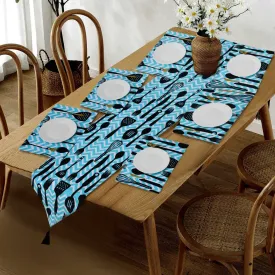 6 Seater Dining Table Runner Set(4617)- TRS05