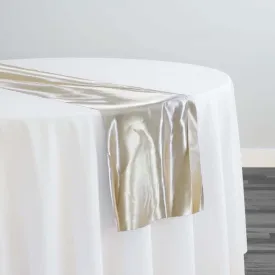 6pcs - Bridal Satin Table Runner 14"x108" - Banana 181