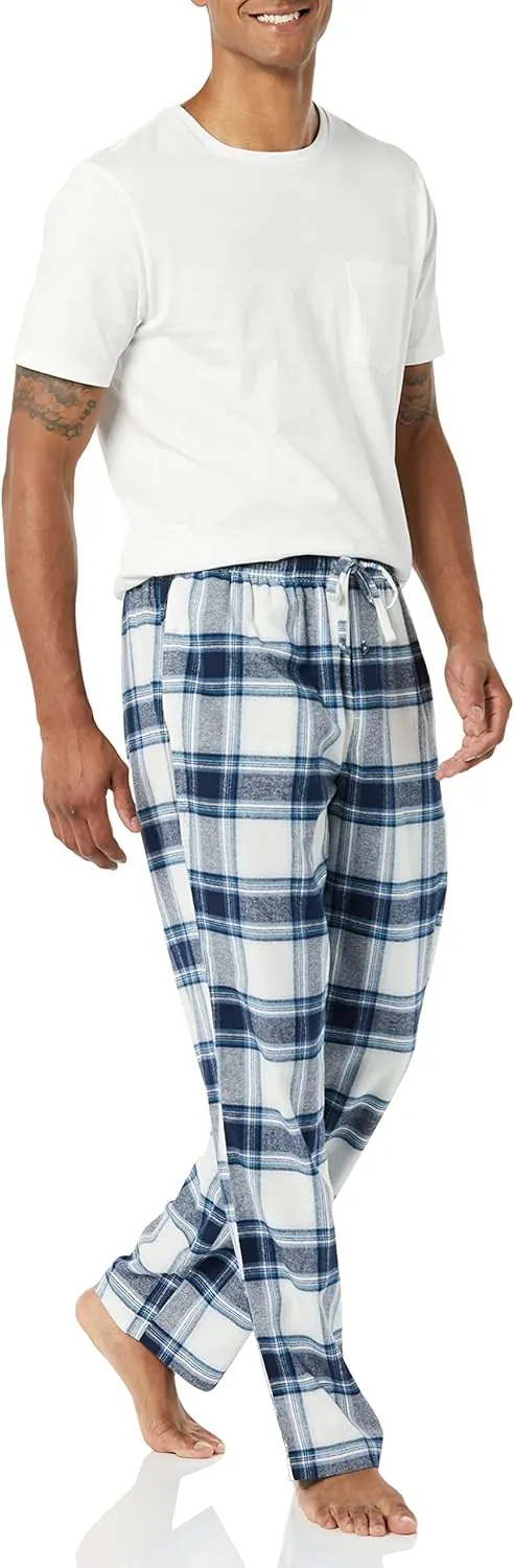 Amazon Essentials Men's Breathable Flannel Pajama Pant (Available in Big & Tall)