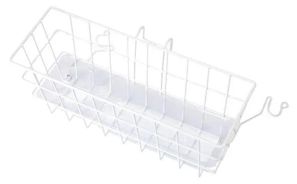 Carex Snap On Walker Basket with Tray 16" x 6" x 7"