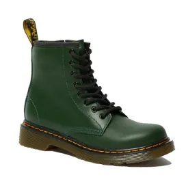 Dr Martens Kids - 1460 J Green Lace Up Boot with Zip uk10-3 Juniors