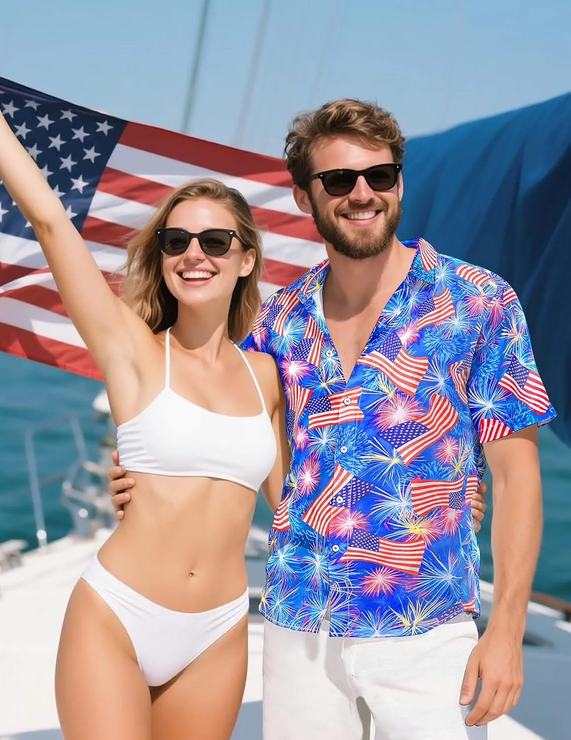 Men's Hawaiian Printed Short Sleeve Shirts Tropical Floral Button Down Aloha Holiday Shirt Vacation Casual Beach Clothings