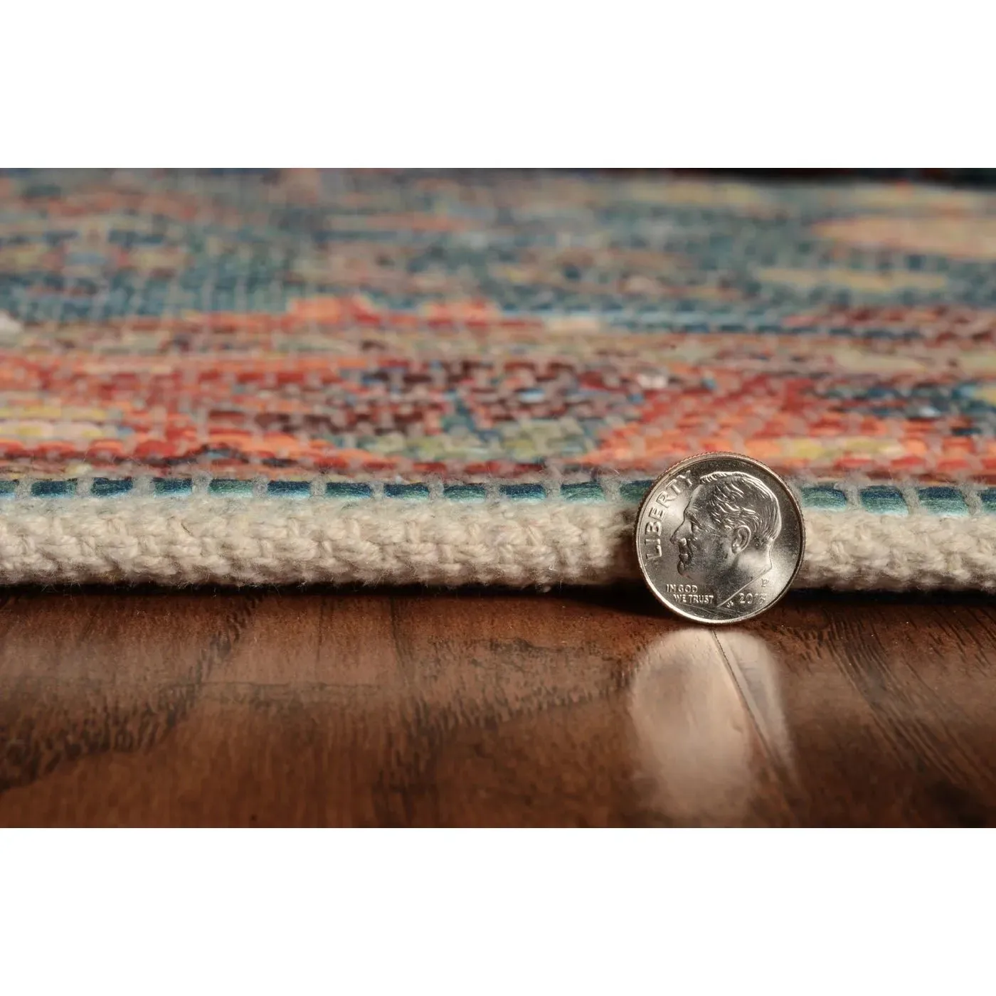 Morris 2227 Traditions Blue/Red Rug