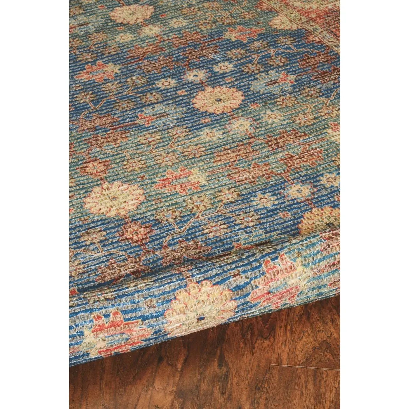 Morris 2227 Traditions Blue/Red Rug