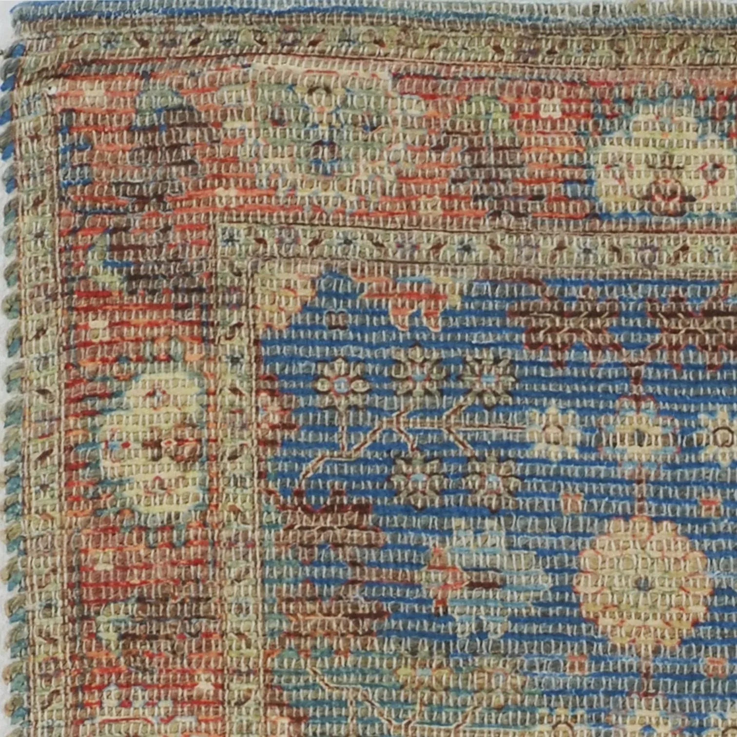 Morris 2227 Traditions Blue/Red Rug
