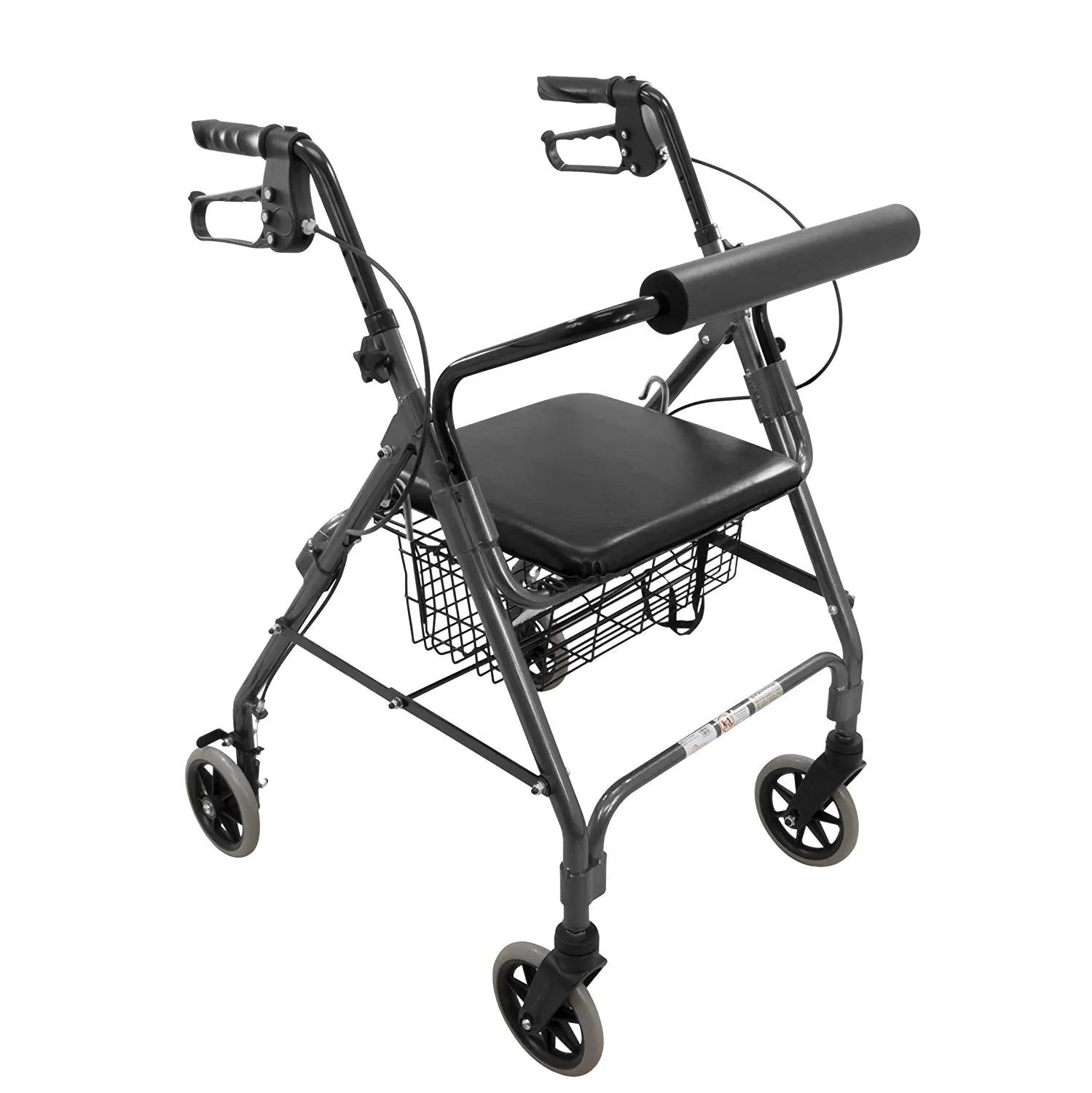 ProBasics Aluminum Rollator with 6” Wheels, Black (1EA)