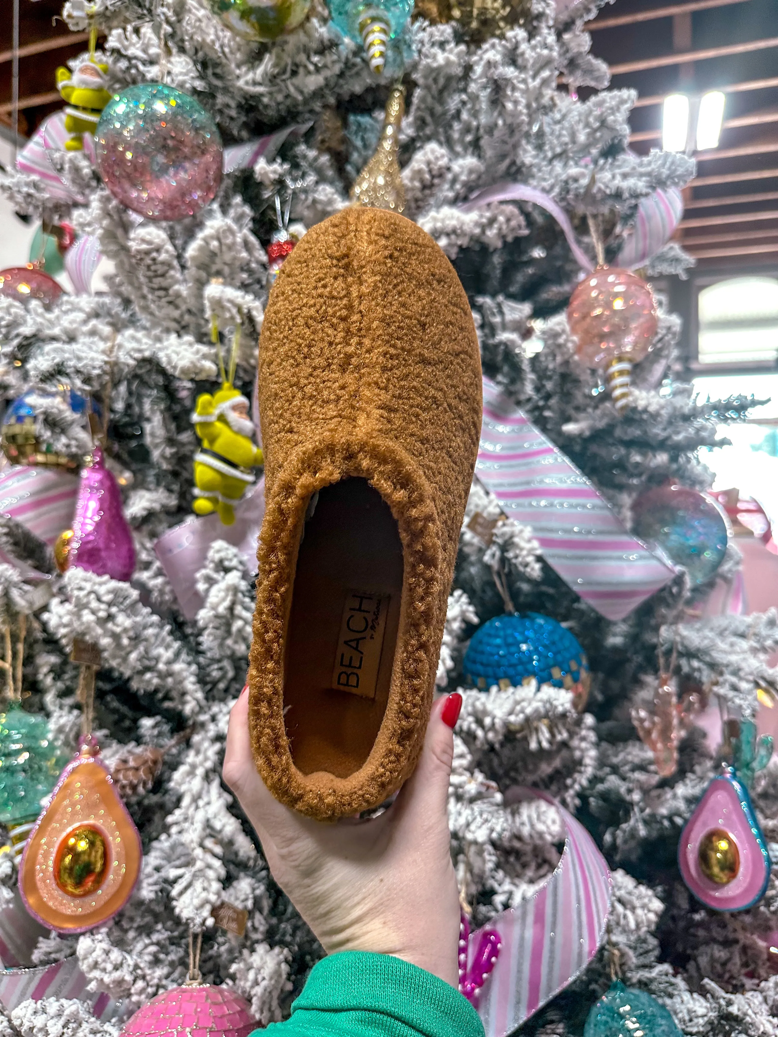 Rowe Slippers - Chestnut