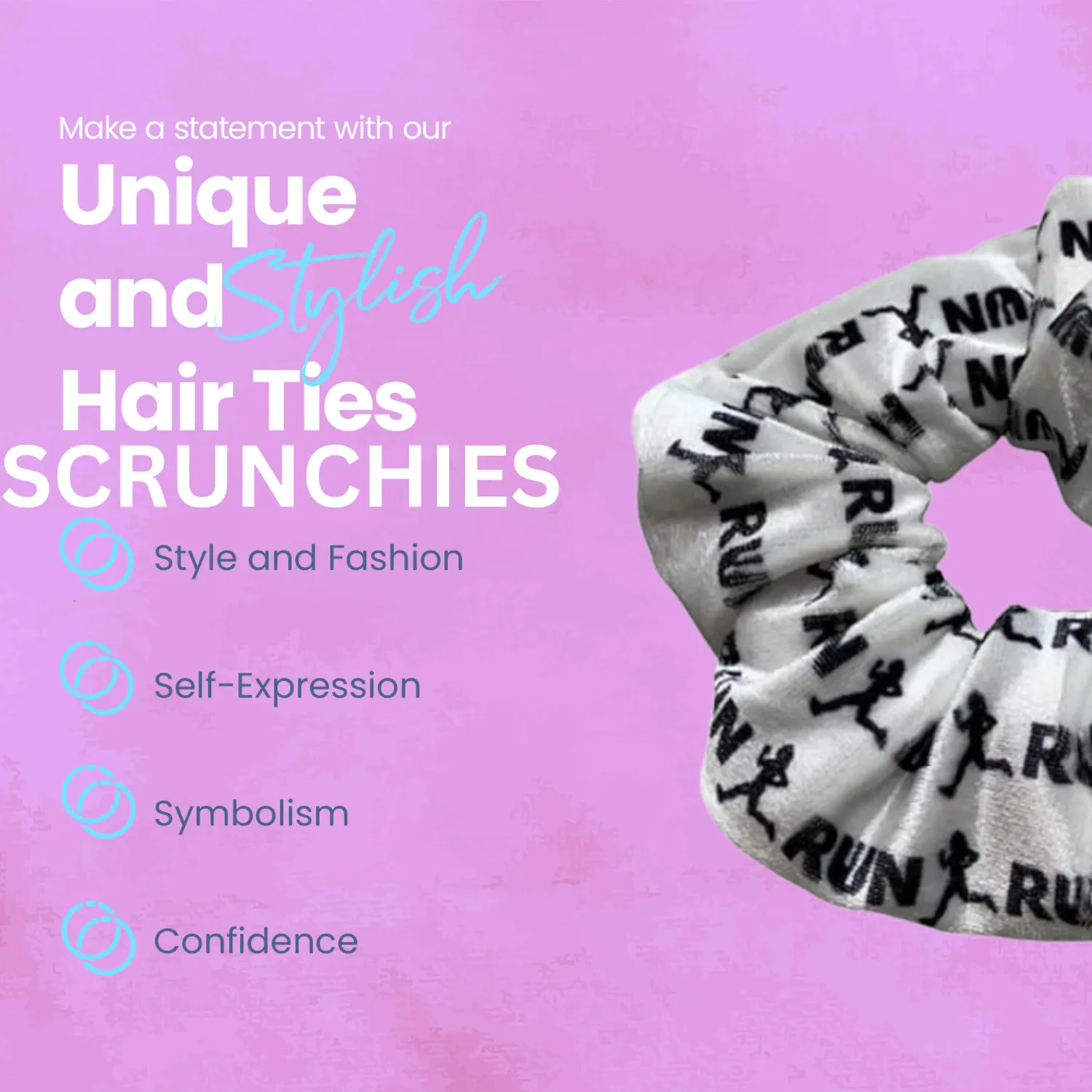Runner Premium Velvet Scrunchie
