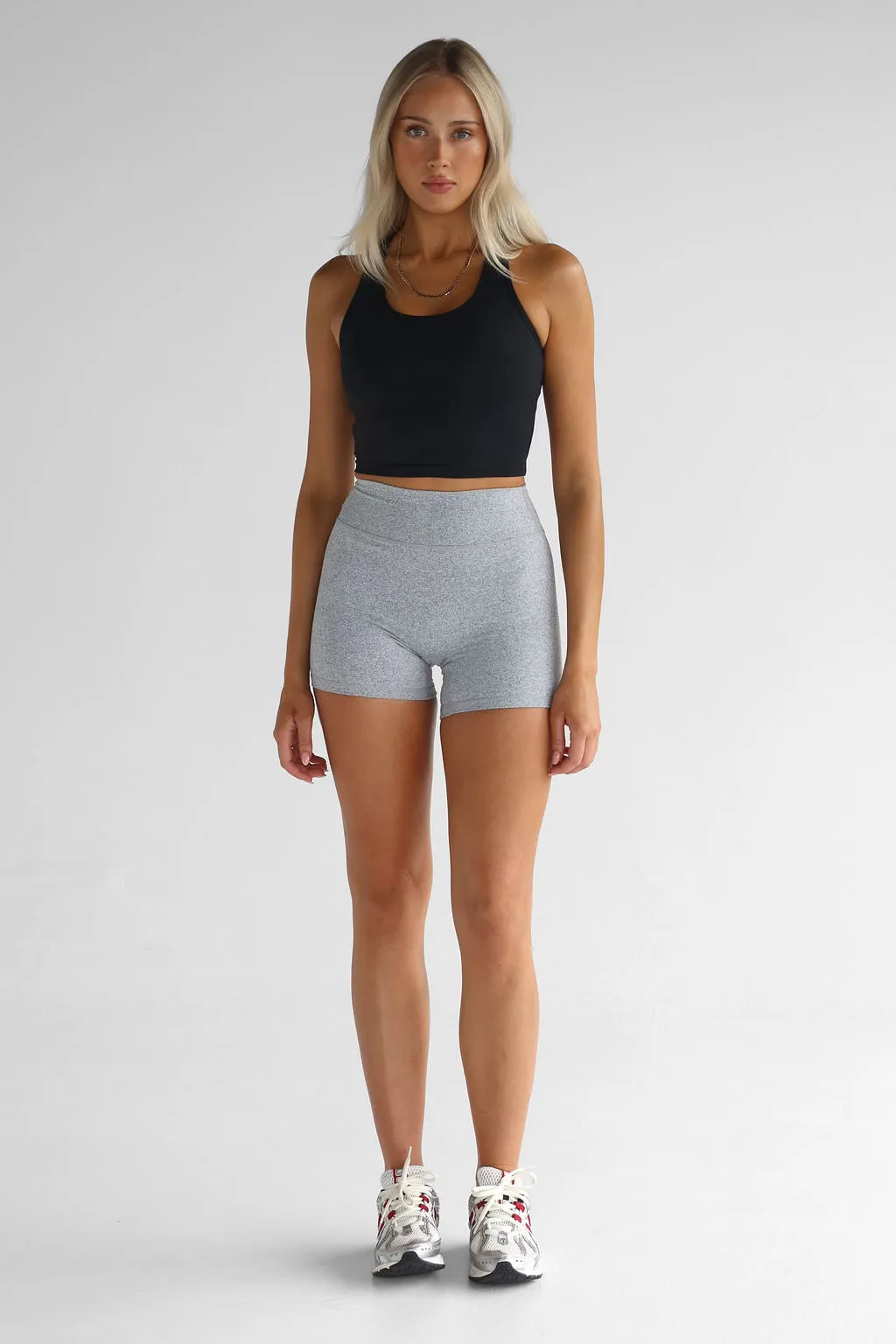 Signature Racer Back Crop - Black