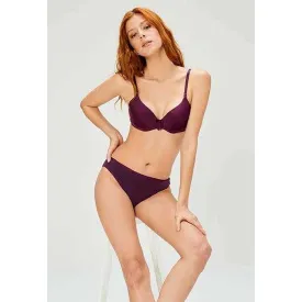 Supportive Purple Lingerie Set