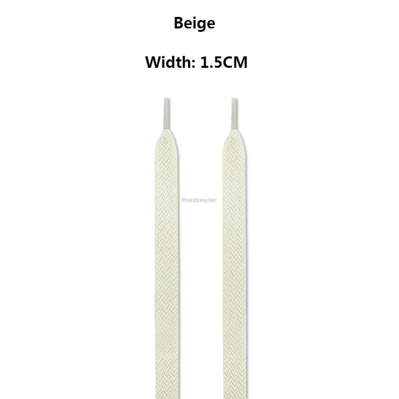 TEEK - Pair of Wide to Extra Wide Flat Shoelaces
