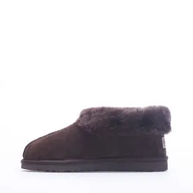 Wool Ugg Slippers - Chocolate