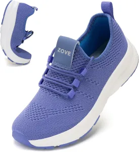 ZOVE Wide Toe Box Shoes Women Extra Wide Width Sneakers Ultra Light Road Running Shoes Non-Slip Tennis Sneakers Breathable Walking Athletic
